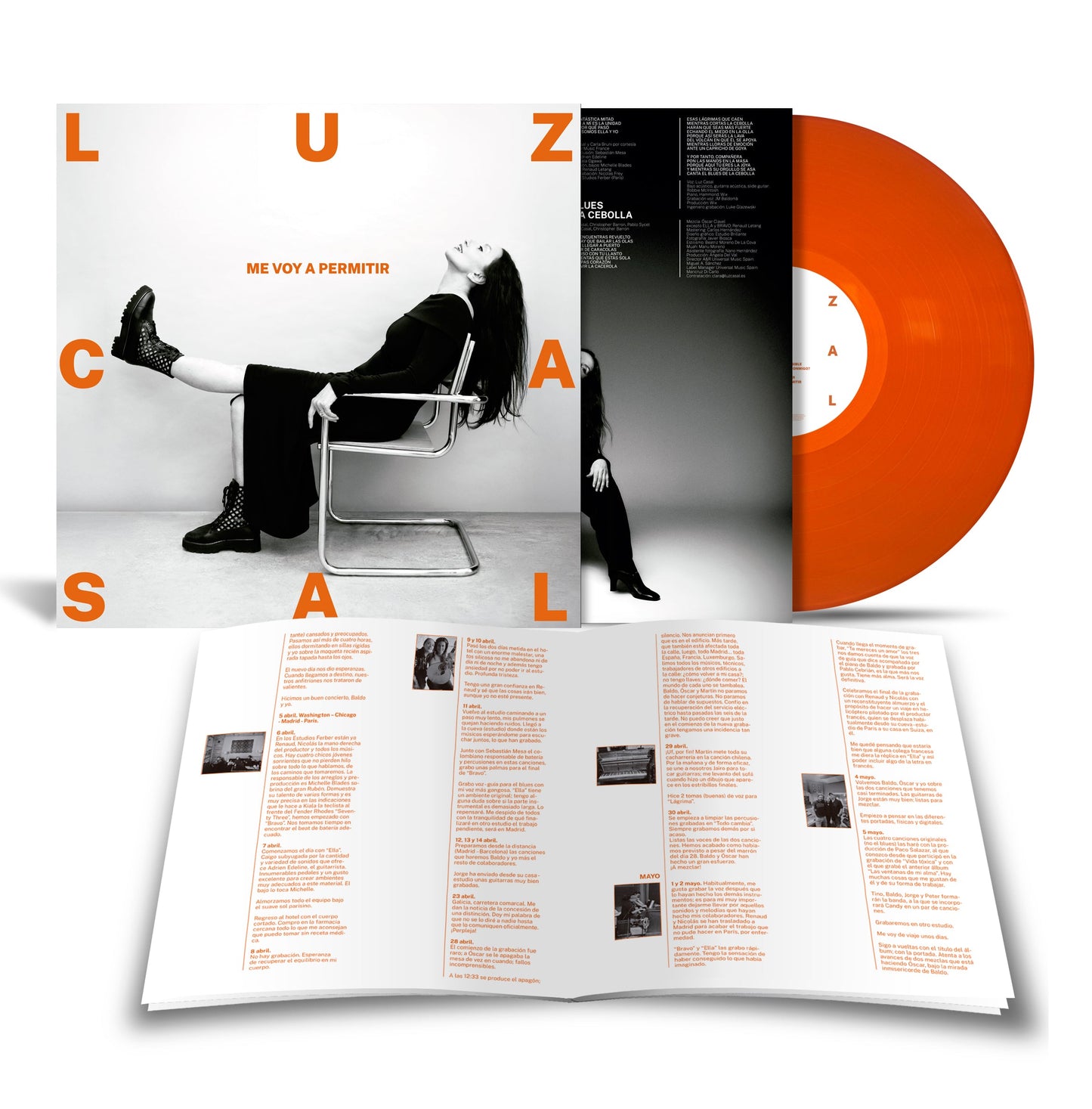 Me Voy A Permitir - Vinilo (Color Naranja Transparente)