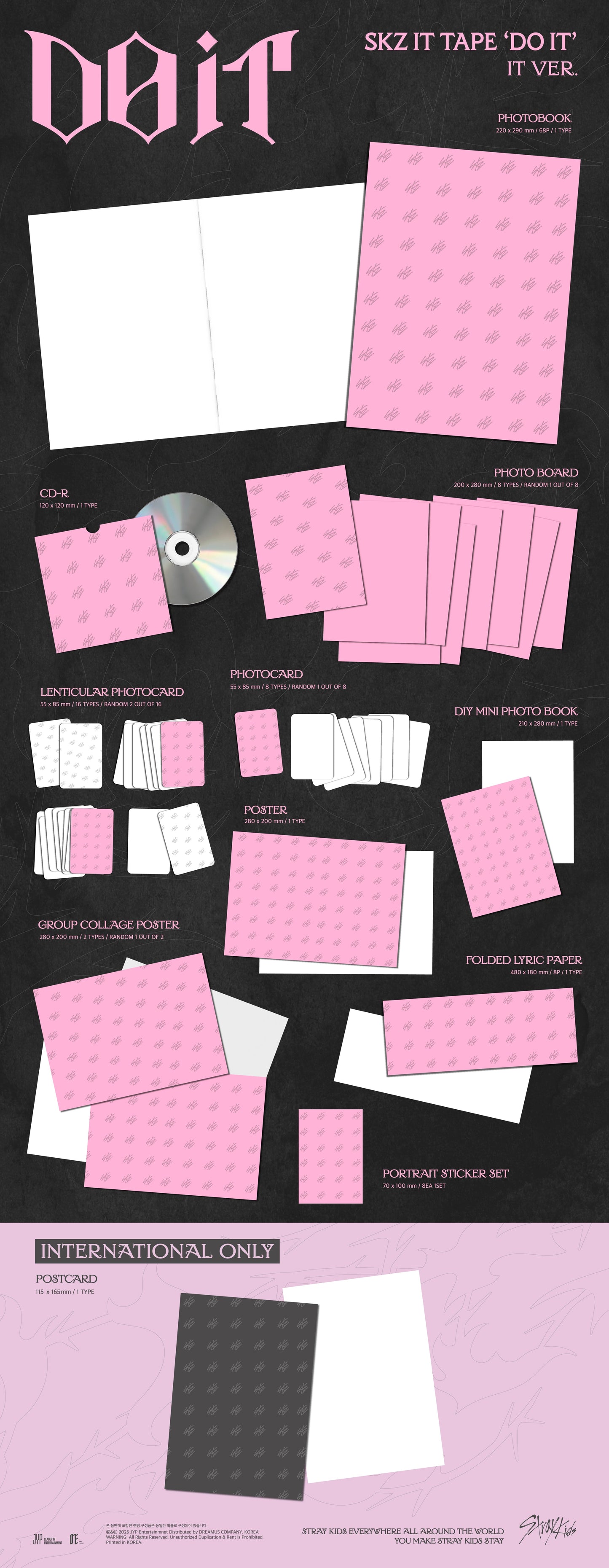 SKZ IT TAPE 'DO IT' (IT VER.) / CD