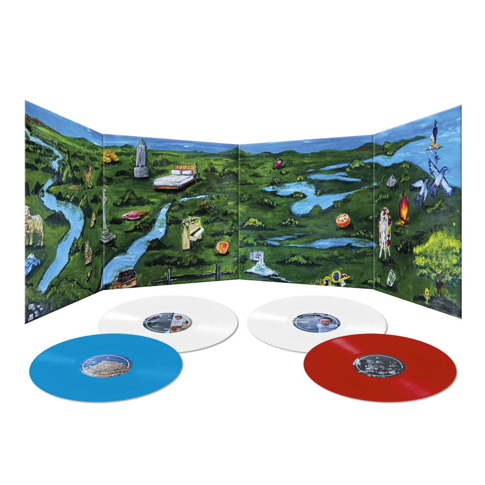 PO2054AZ (Vol.I) + PO2054AZ (Vol.II) + P02054AZ (Vol.III) - Vinilo (Color Blanco, Rojo y Azul 4LP)