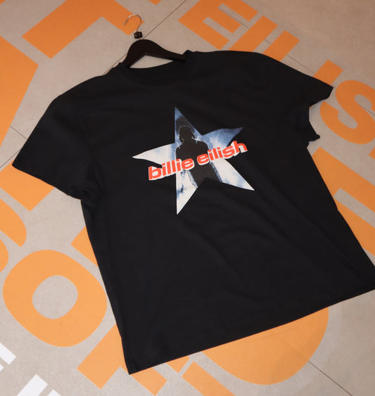 BILLIE EILISH STAR SPOTLIGHT BLACK T-SHIRT