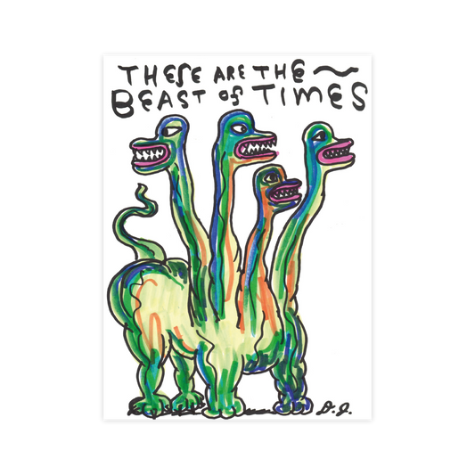 Lámina Beast of times