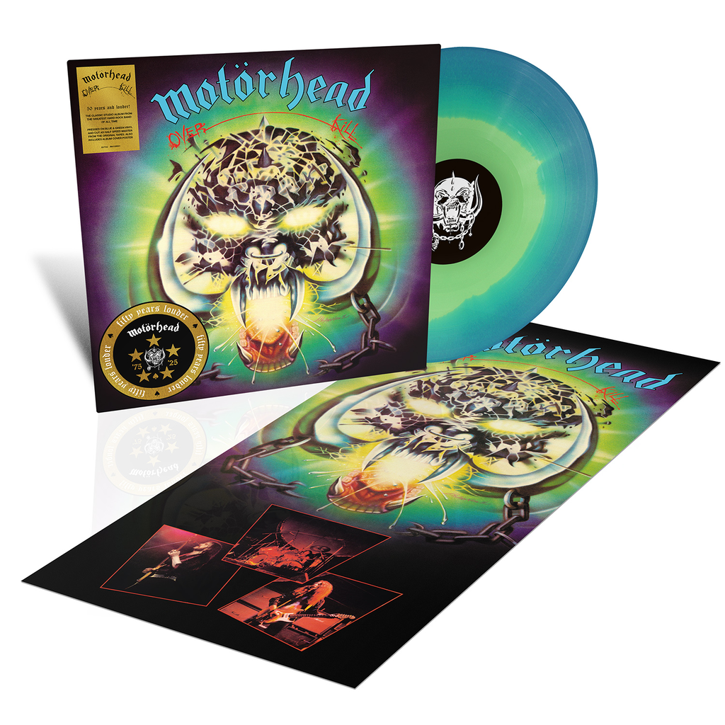 Overkill  (50th Anniversary) - Vinilo (Color Turquesa y Azul Splatter con Poster)
