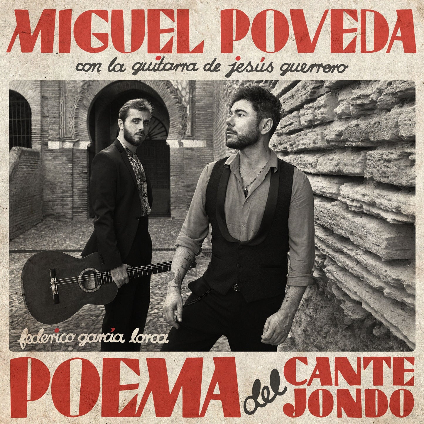 Miguel Poveda con la guitarra de Jesús Guerrero – Poema del Cante Jondo - Vinilo (Color Rojo)
