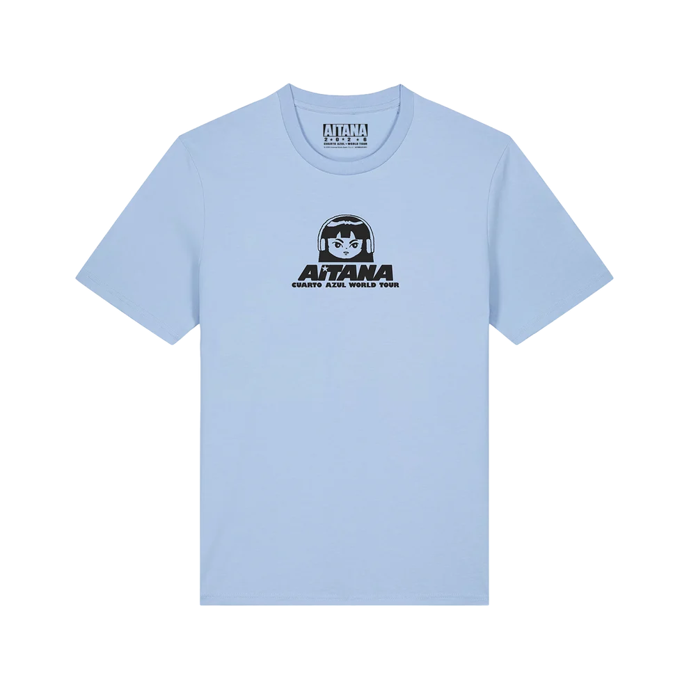 CAMISETA OFICIAL CUARTO AZUL WORLD TOUR (EDICIÓN ESPAÑA)
