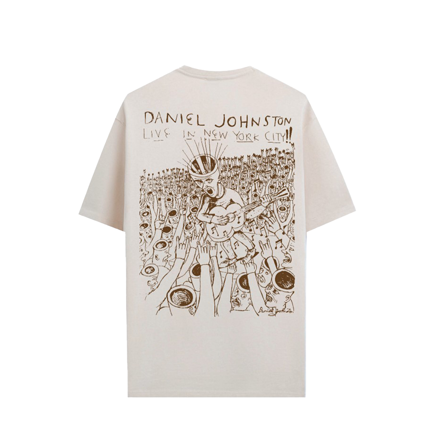 Camiseta beige LIVE IN NY