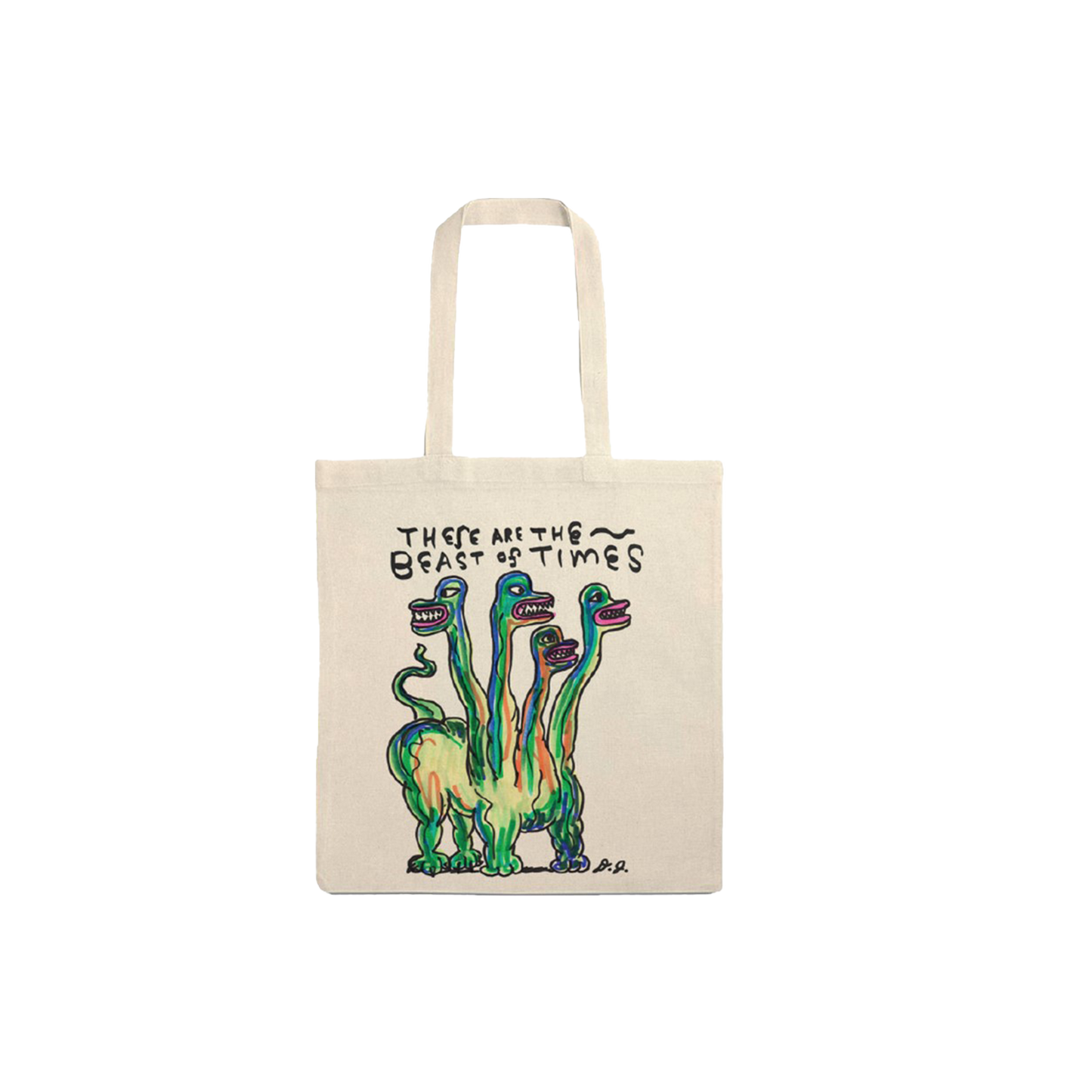 Tote bag Beast of times