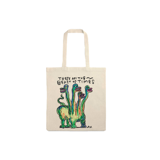 Tote bag Beast of times