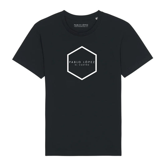 Camiseta negra "El Cuatro"