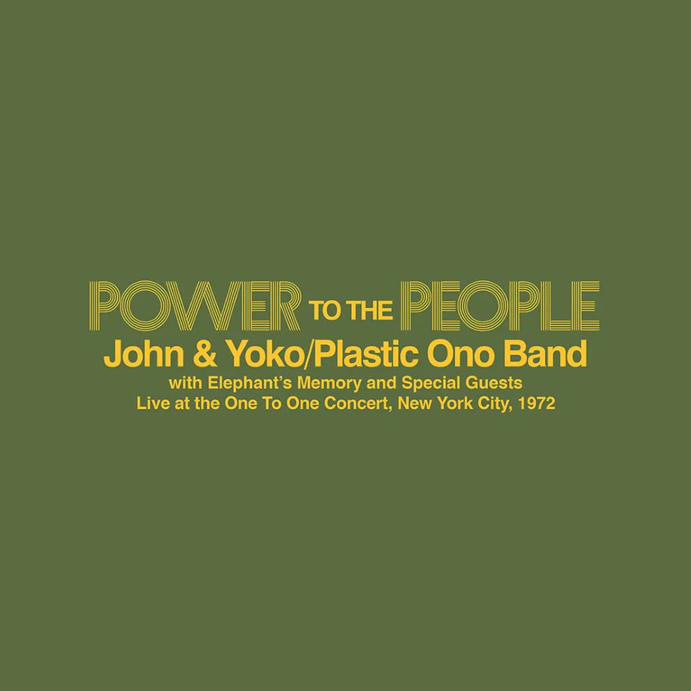 Power To The People - Live at the One To One Concert New York City 1972 -Vinilo (Color Amarillo)