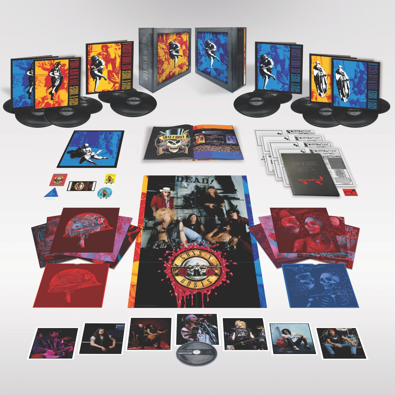 Use Your Illusion I & II - Vinilo (12LP) + Blu-ray (Edición Super Deluxe)