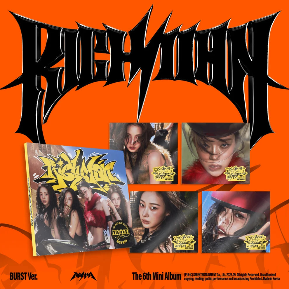 The 6th Mini Album 'Rich Man' - BURST Ver. (NINGNING Version) - CD