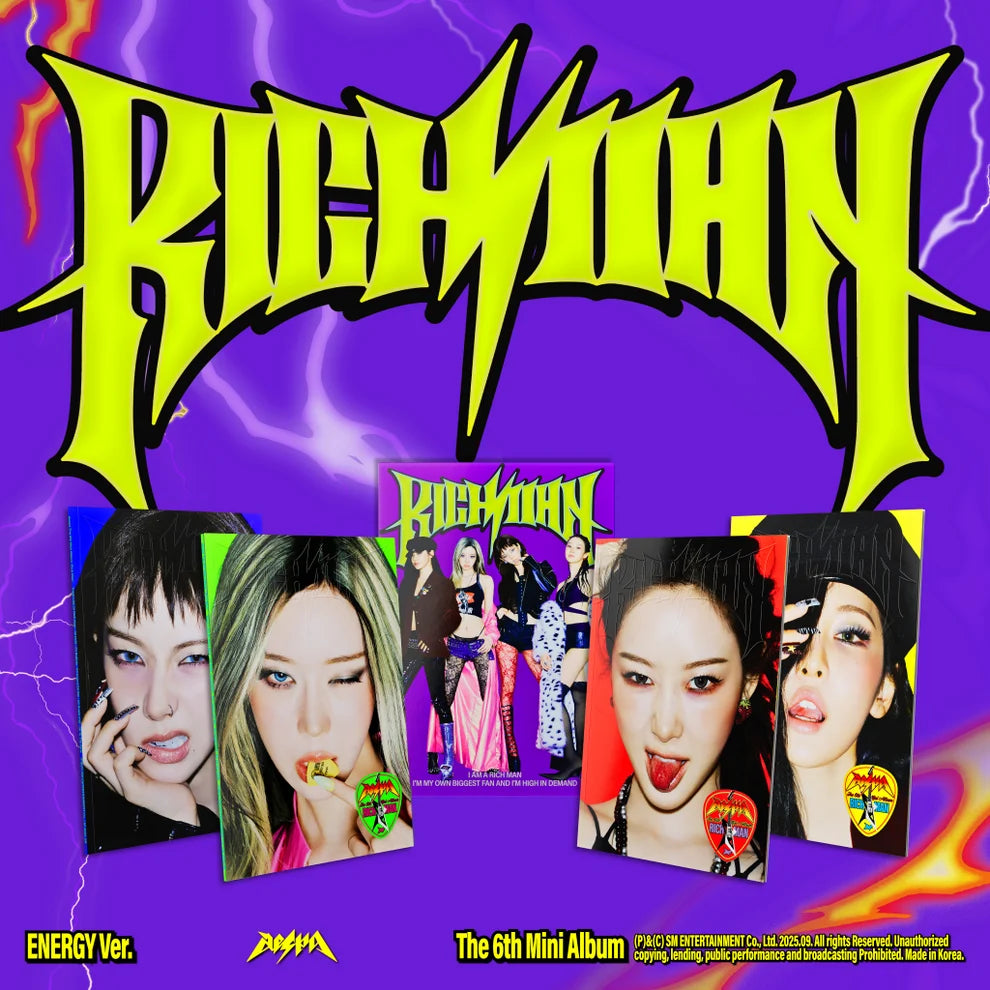 The 6th Mini Album 'Rich Man' - ENERGY Ver.(GISELLE Version) - CD