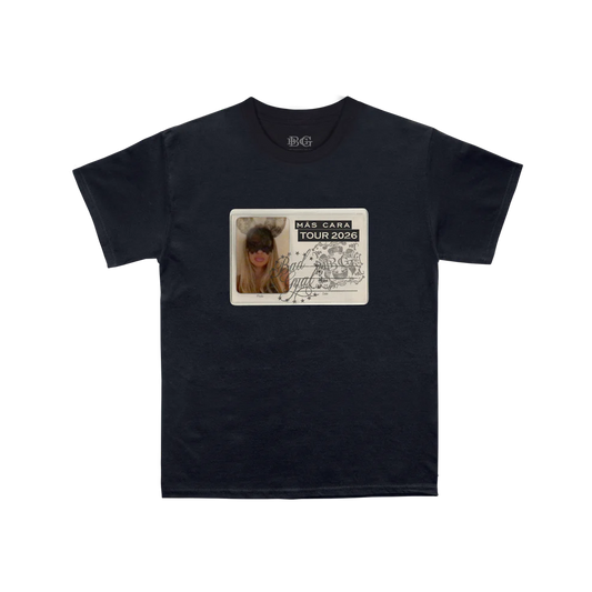 Camiseta Oficial "Más Cara" Tour 2026