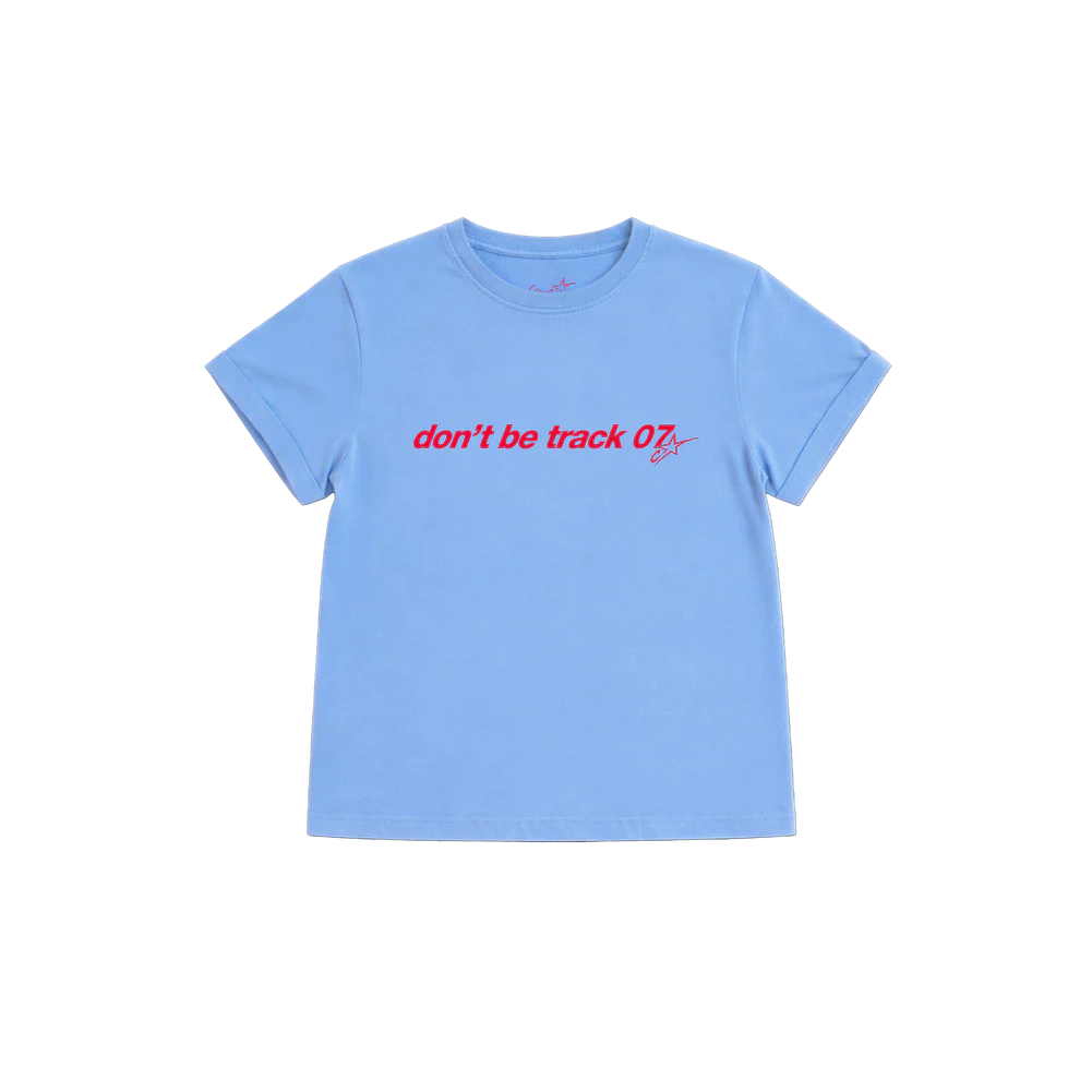 camiseta baby tee don't be track 07