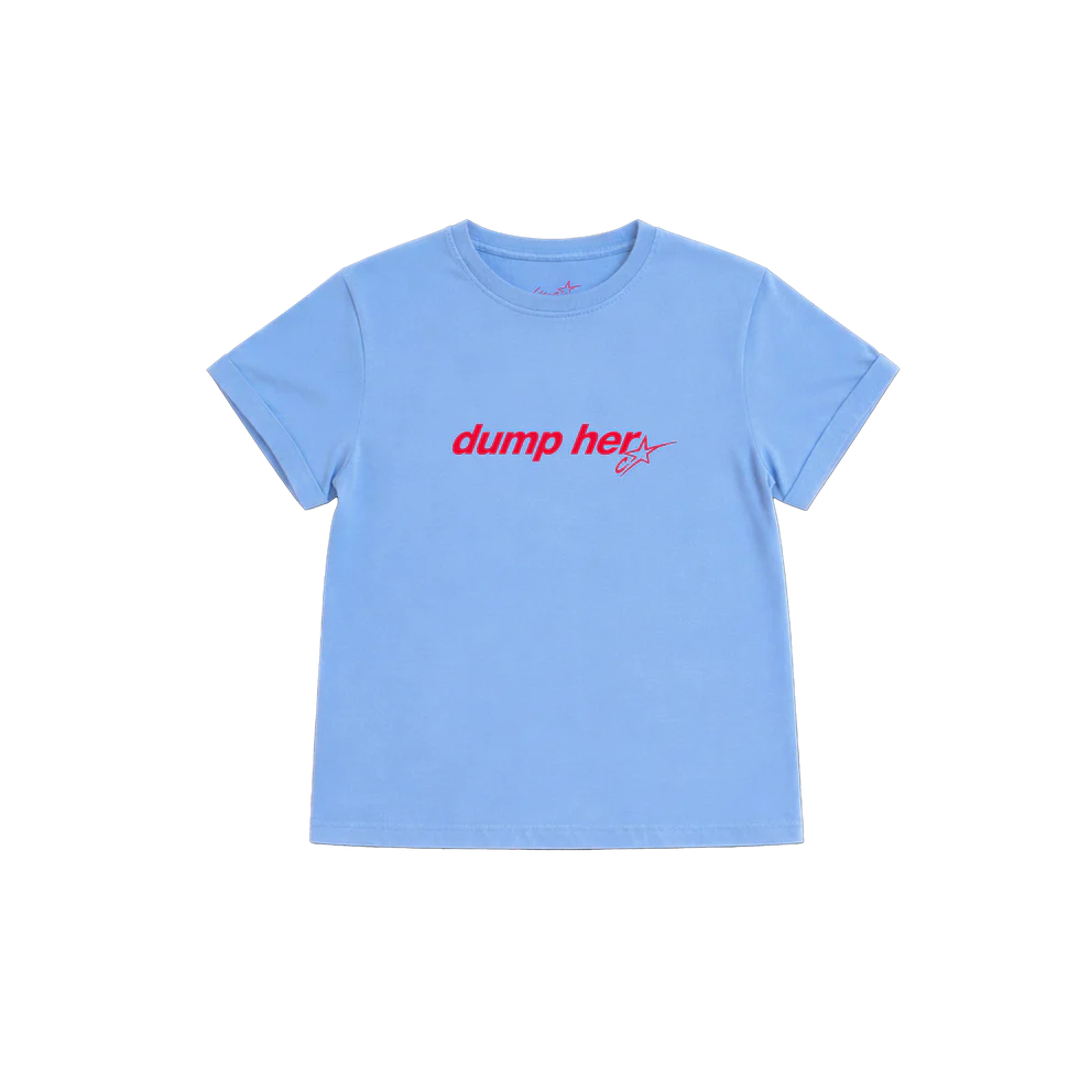 camiseta baby tee dump her