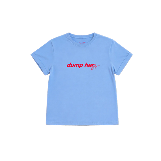 camiseta baby tee dump her