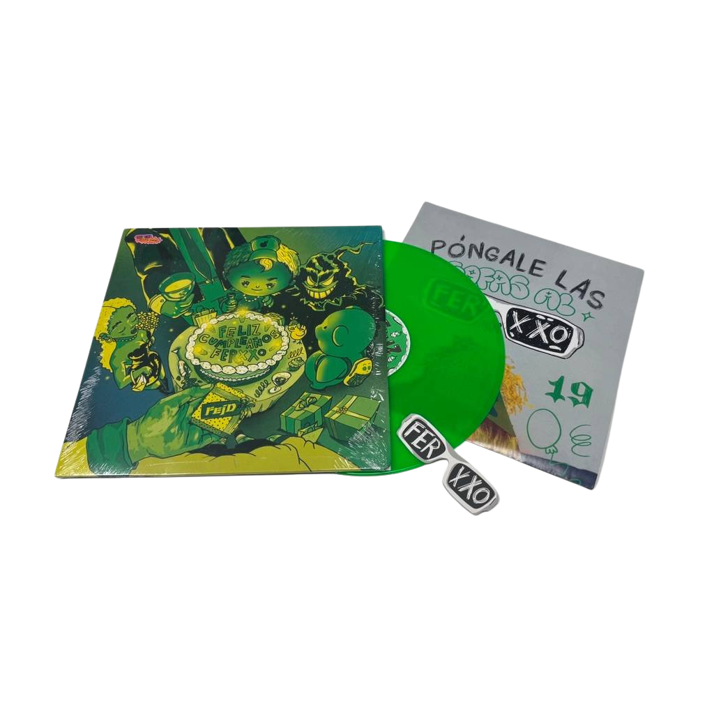 FELIZ CUMPLEAÑOS FERXXO TE PIRATEAMOS EL ÁLBUM  - Vinilo (Color Verde)